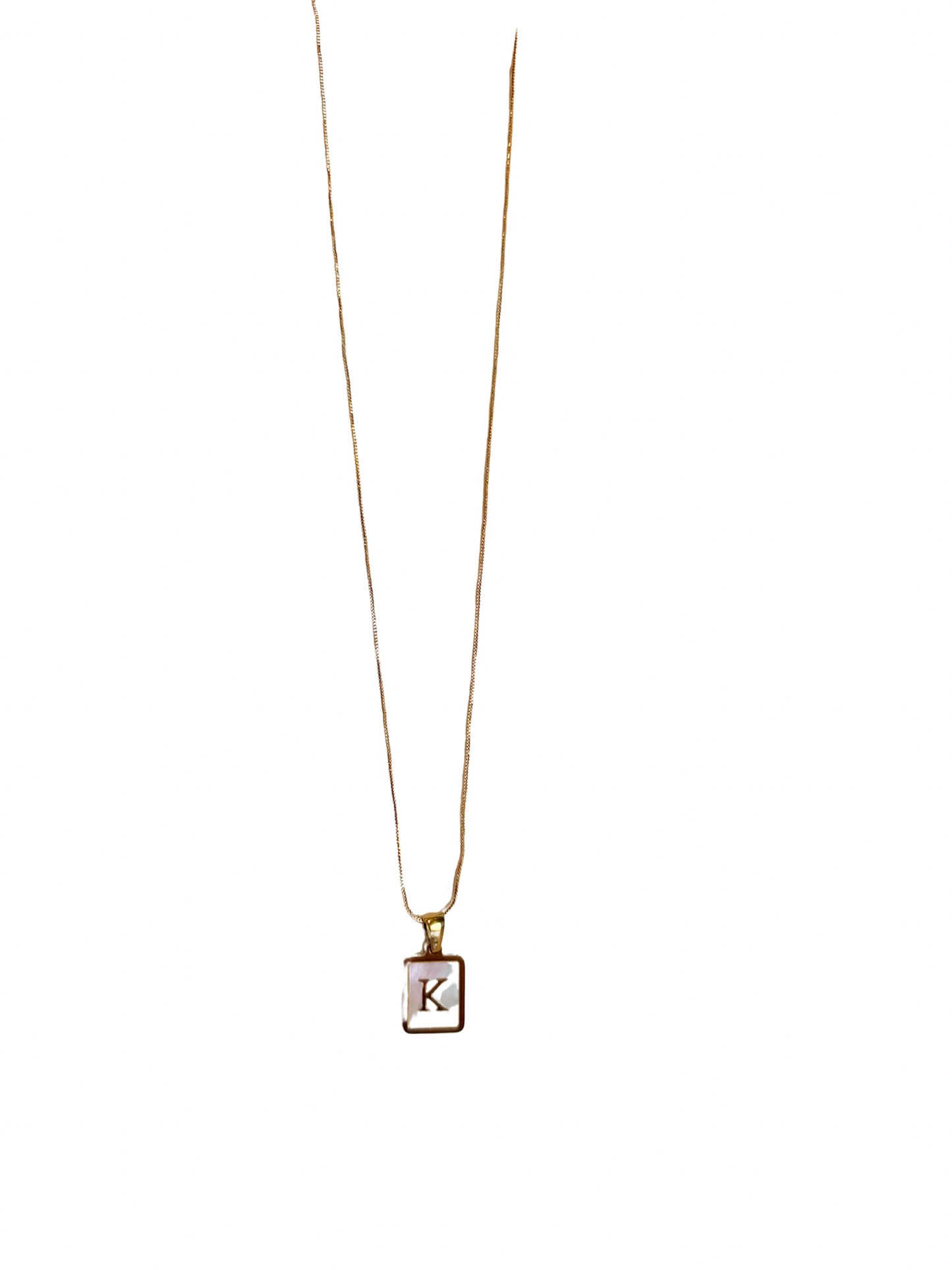 Dainty Initial Gold Necklace