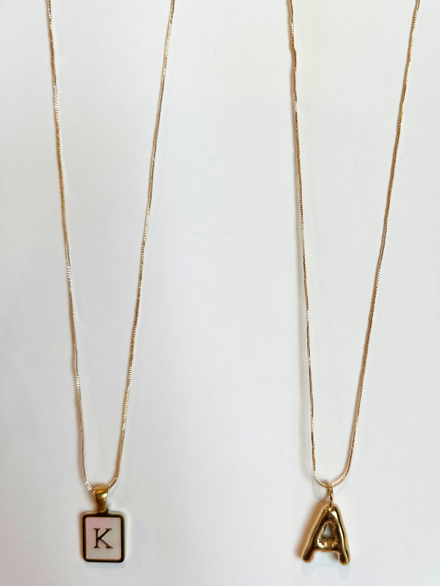 Dainty Initial Gold Necklace