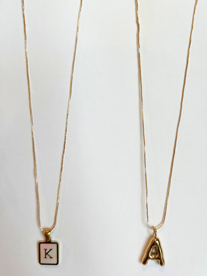 Dainty Initial Gold Necklace