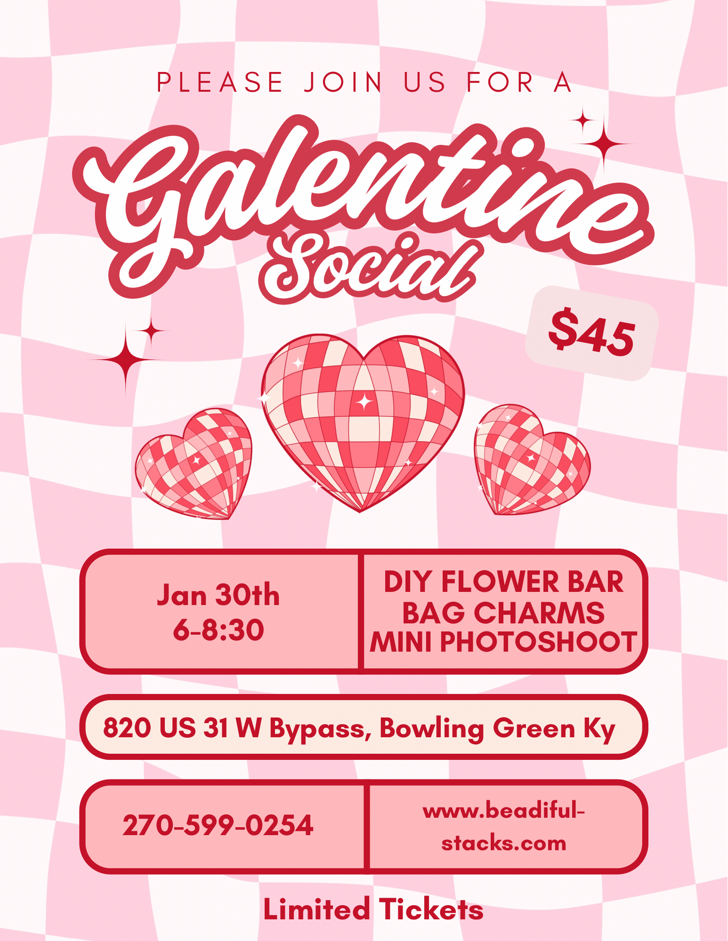 Galentine’s Social at Beadiful